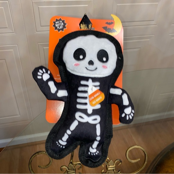 Fringe | Halloween Under My Skin Squeaky/Crinkle Plush Dog Toy 10" - Picture 4 of 6